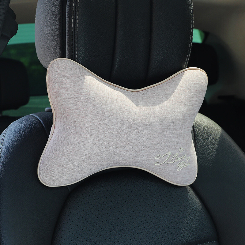 New Car Headrest Seat Neck Support Soft Design Neck Pillow Breathable fabric