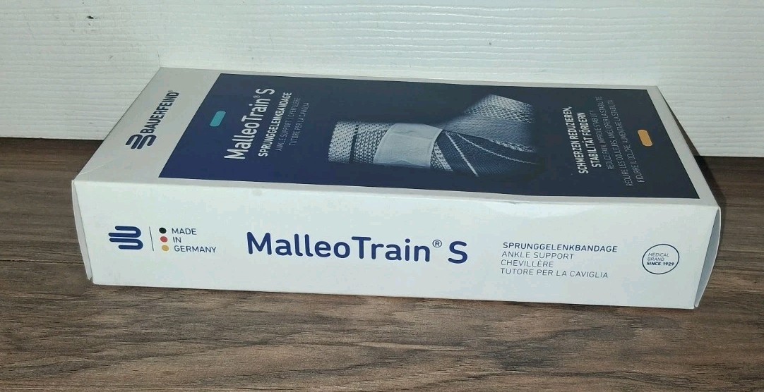 Bauerfeind Malleotrain S Compression Ankle Brace Right Black Stabilizer In Box