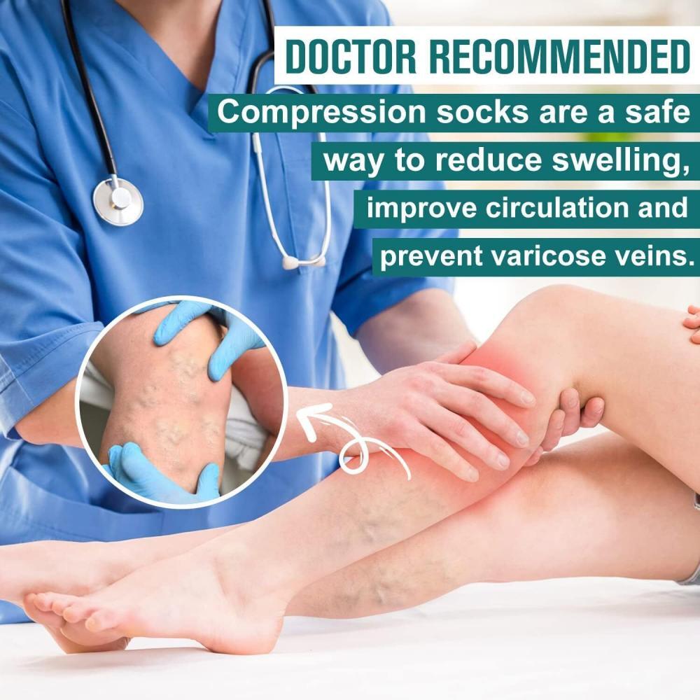 Knee High Stockings Sports High Travel Knee Compression Socks For Pain Relief