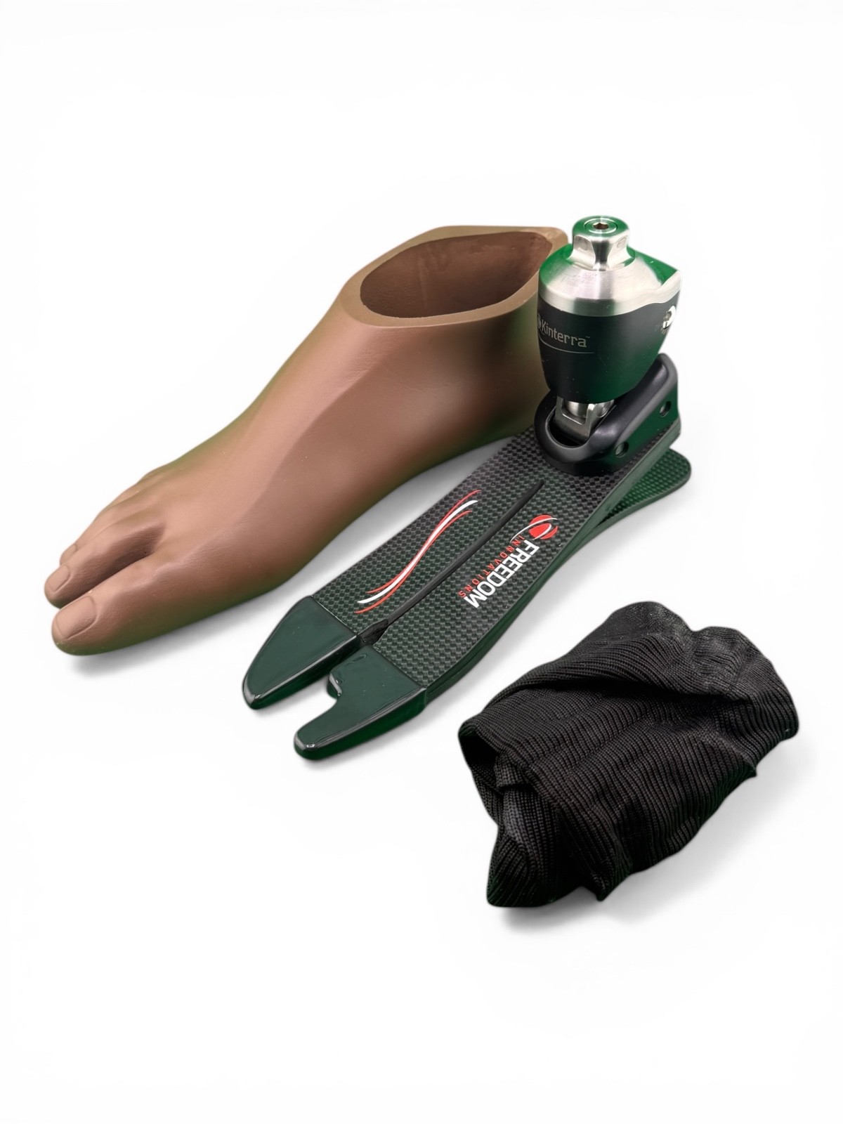 kinterra hydraulic ankle prosthetic foot. Right. Size 27. Category 5. Brown shel