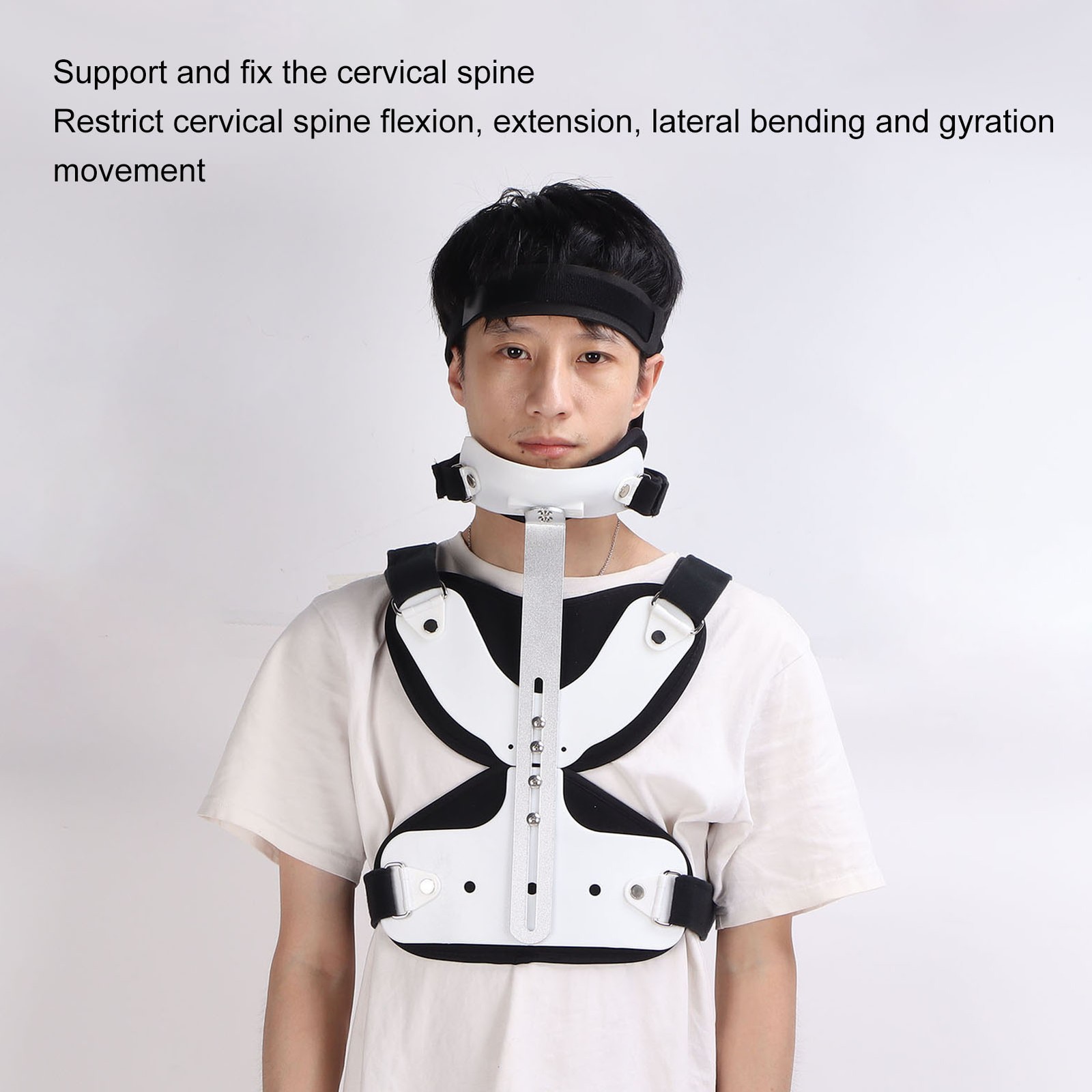 Adjustable Cervical Thoracic Brace For Neck Chest Support Fixation Popular