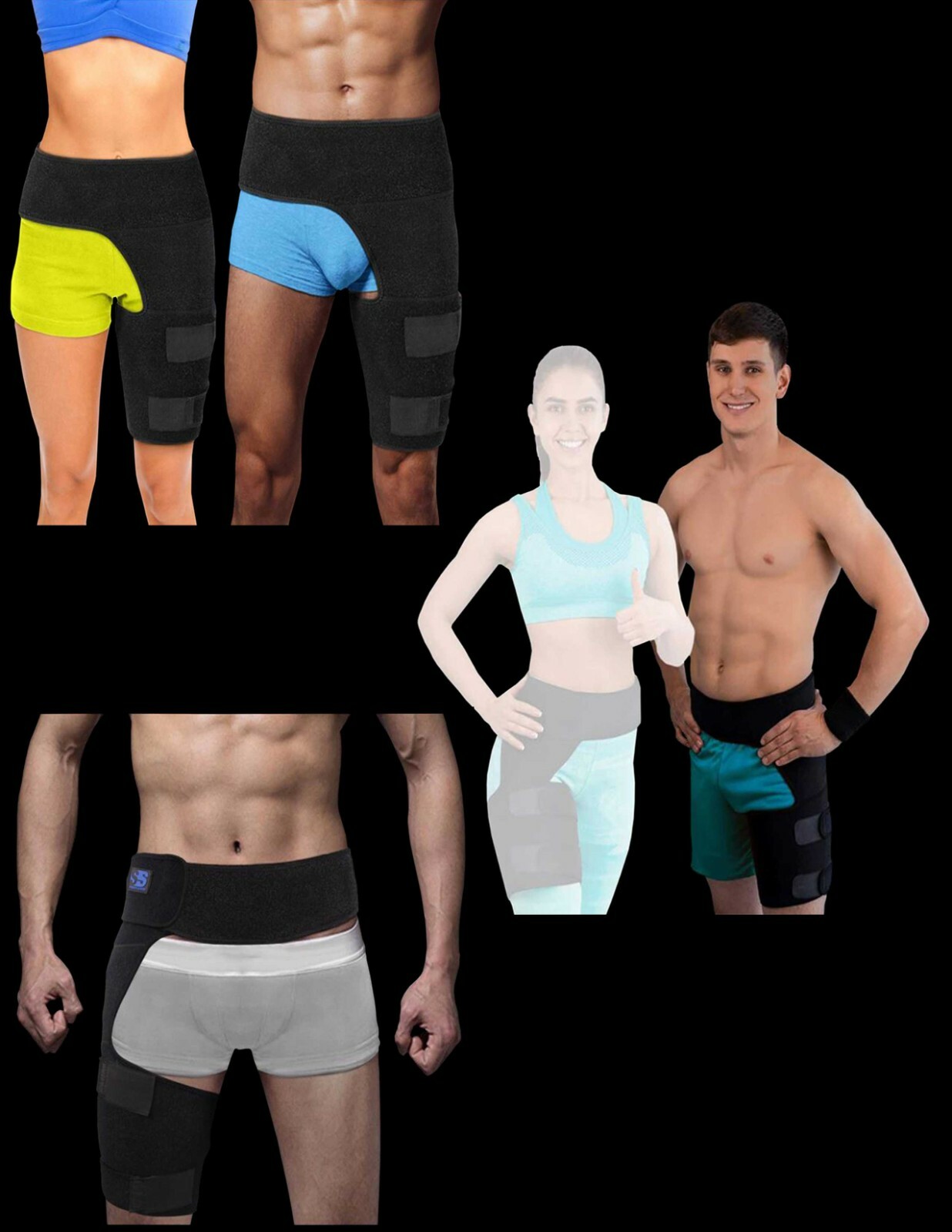 Hip Brace Compression Brace For Hip Muscle Pain Relief(Men’s & Woman’s)-CBHM