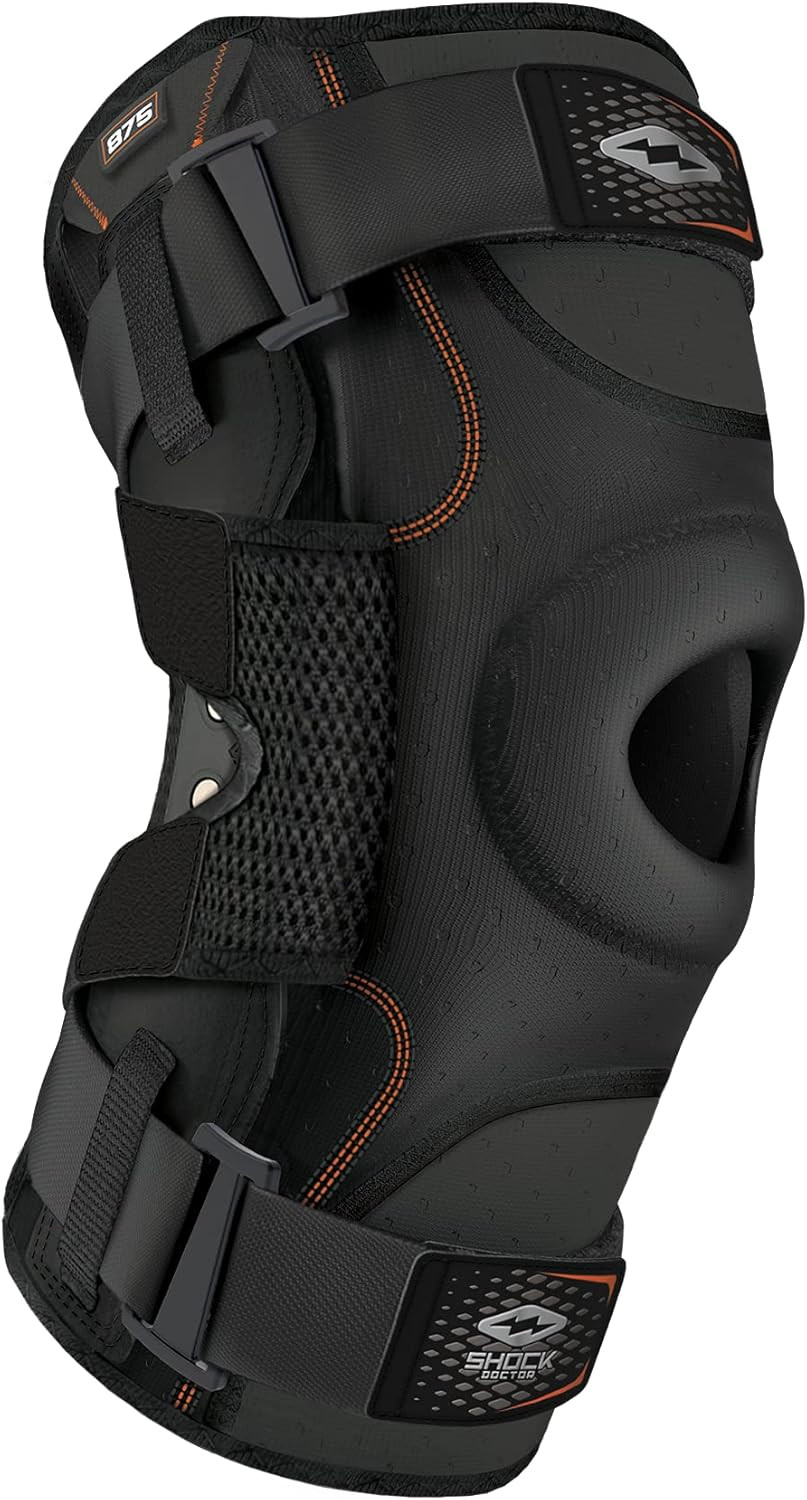 Knee Brace, Compression Knee Brace for Men & Women, Hinged Knee Brace with Side