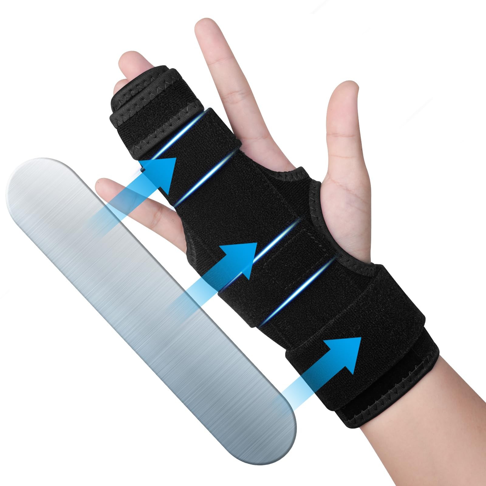 Trigger Finger Splint, 2 Finger Brace for Index, Middle, Ring, Pinky Finger, …