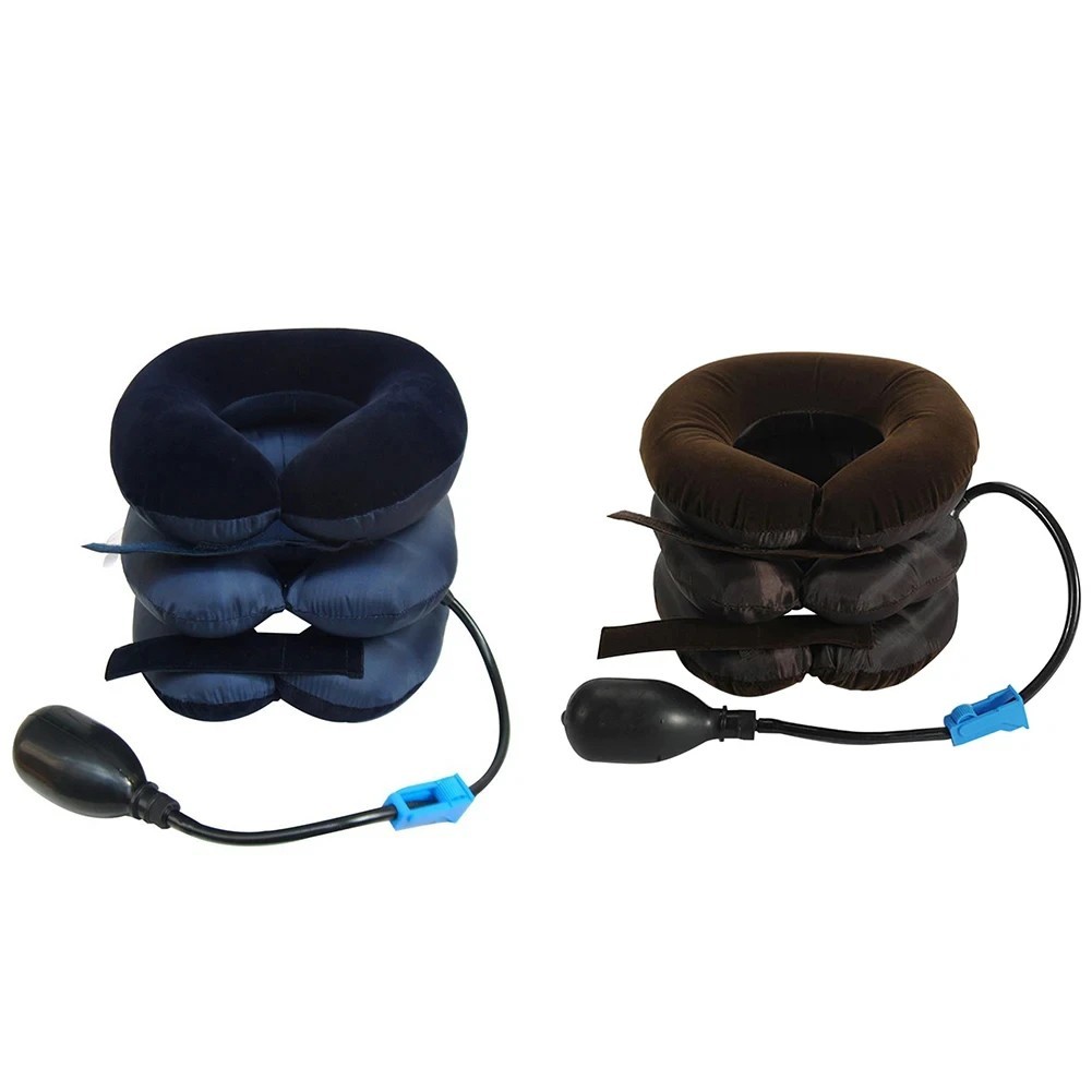Inflatable Cervical Traction Neck Stretcher Brace Support Pain Relief Device