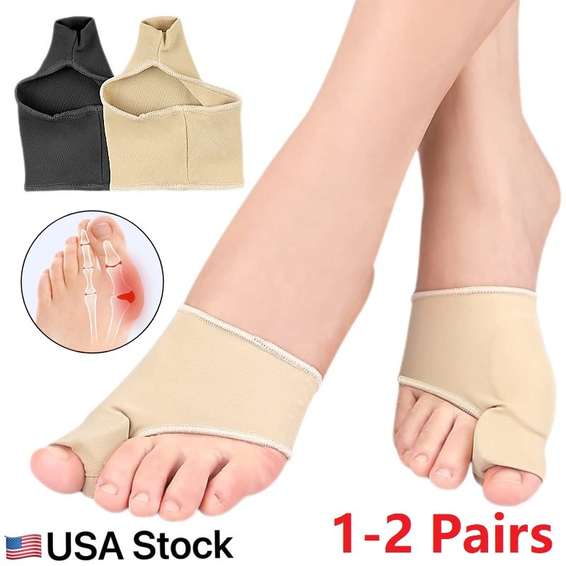 2/4x Big Toe Bunion Splint Straightener Corrector Foot Pain Relief Hallux Valgus