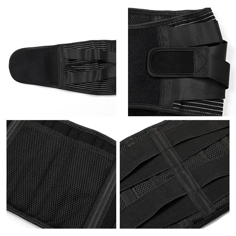Adjustable Lower Back Brace Lumbar Support Waist Belt For Men Women Pain Relief