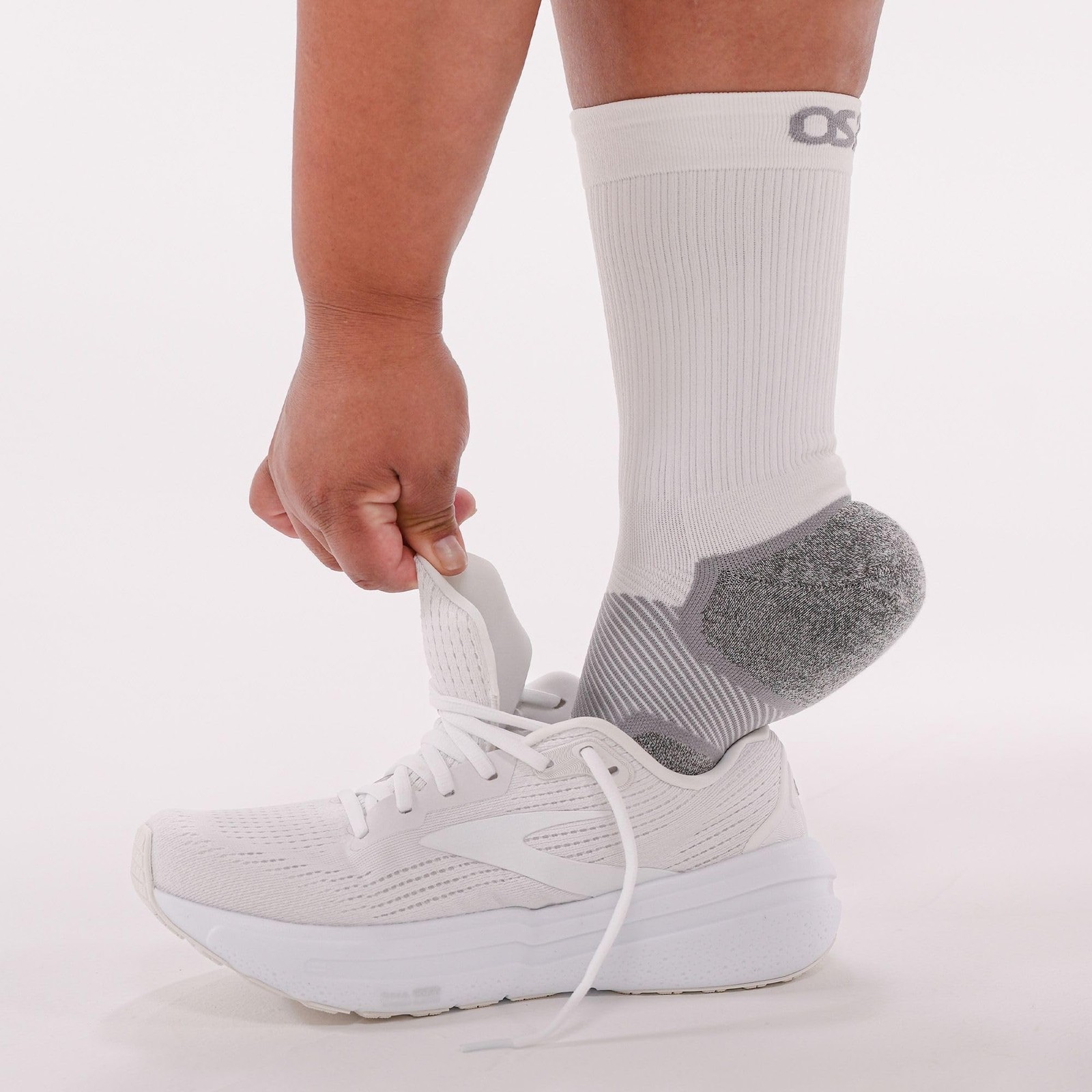 OrthoSleeve WC4 Wide Diabetic & Neuropathy Compression X-Large, White Crew