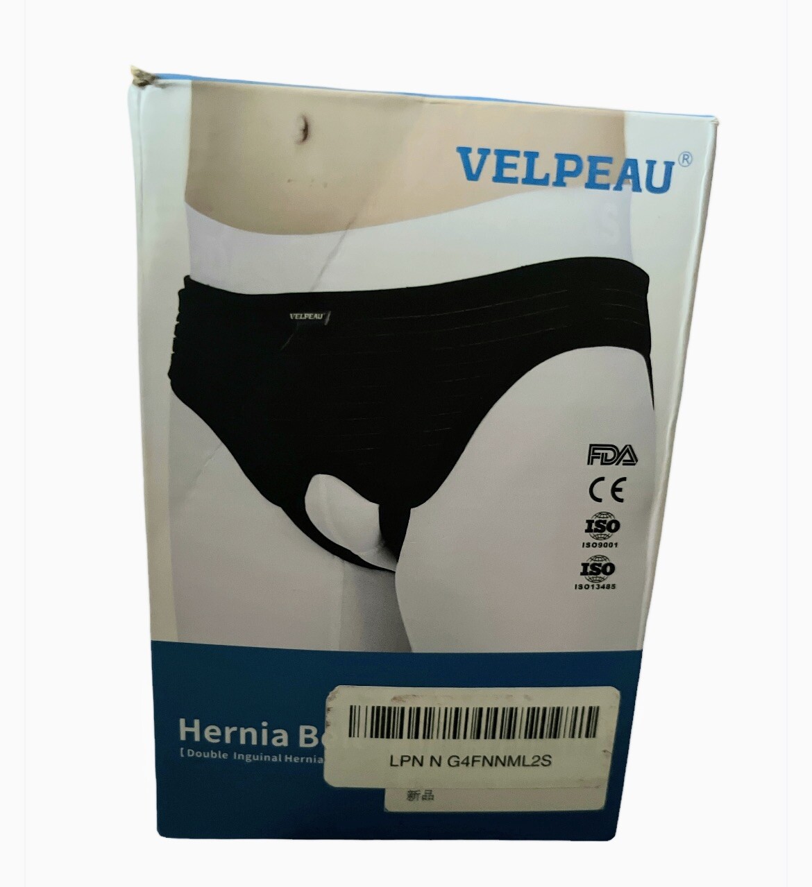 Hernia Belt for Men and Women Double Inguinal Support Belt Groin Hernia Black M