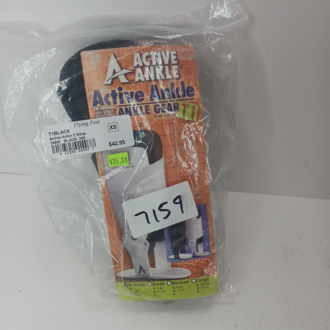 Active Ankle T1 Rigid Ankle Brace For Injured Ankle XS White Sprain Support