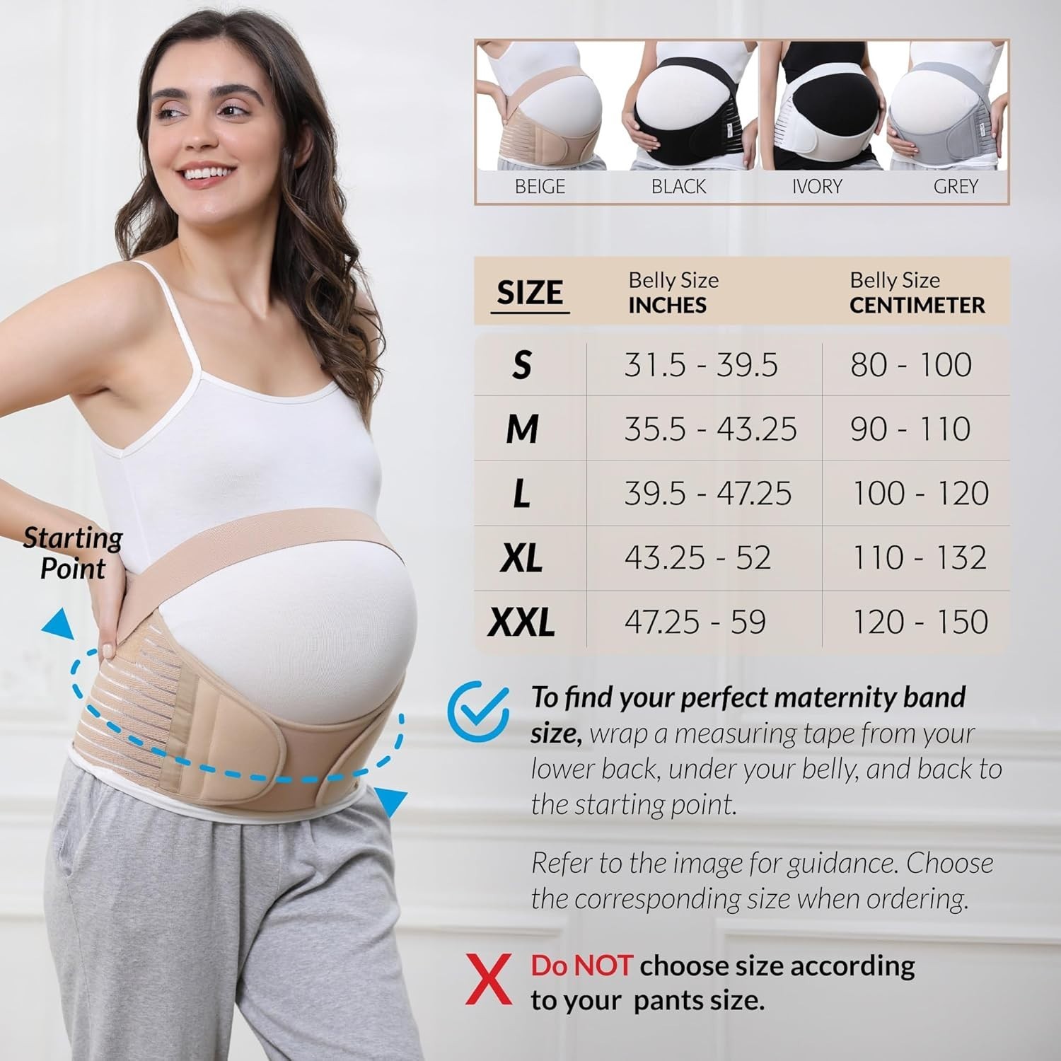 Adjustable Maternity Belt for Back & Pelvis Support
