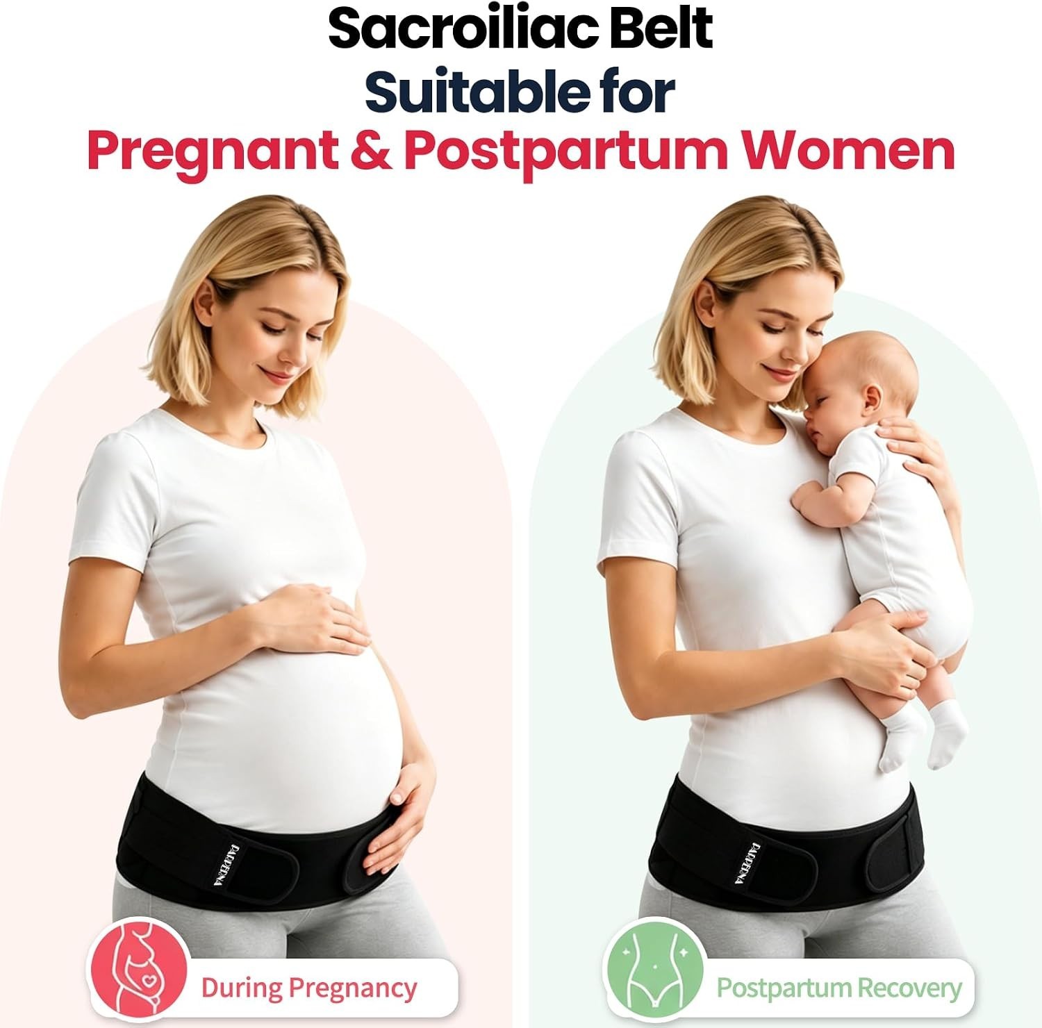 Sacroiliac SI Joint Hip Belt for Women Men – Lower Back Support Brace | Pelvi…