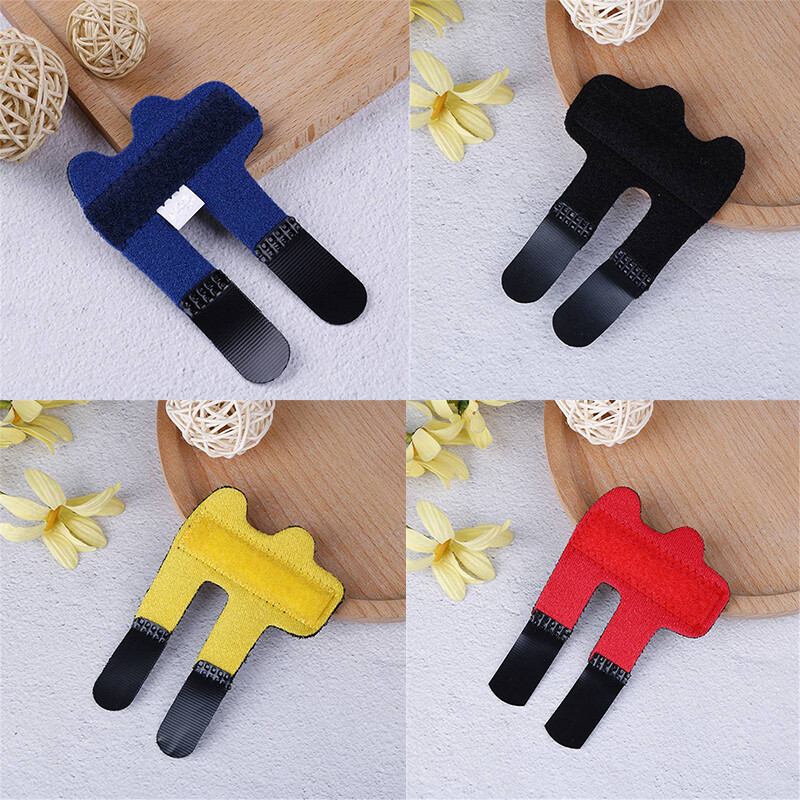 1Pcs Aluminium Finger Splint Brace Adjustable Tape Bandage Corrector Support