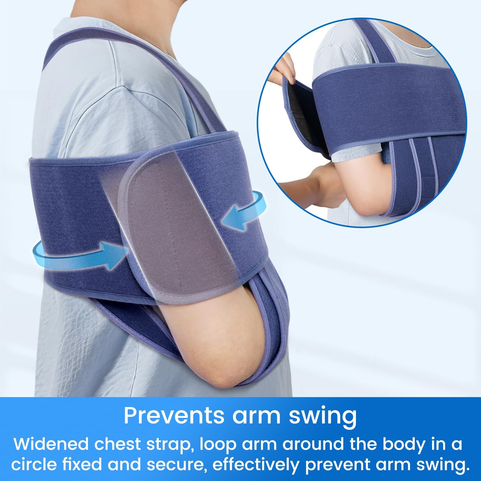 Kids Arm Sling Sleep Shoulder Immobilizer Rotator Cuff Broken Bust 2531.5 In