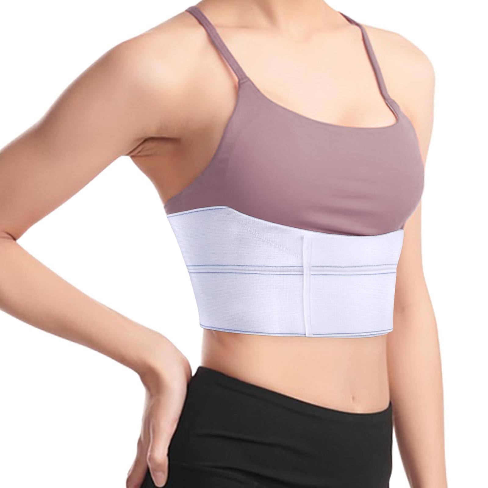 Rib Injury Binder Belt Universal Men’s Rib Cage Support Belt for Bruised Frac…