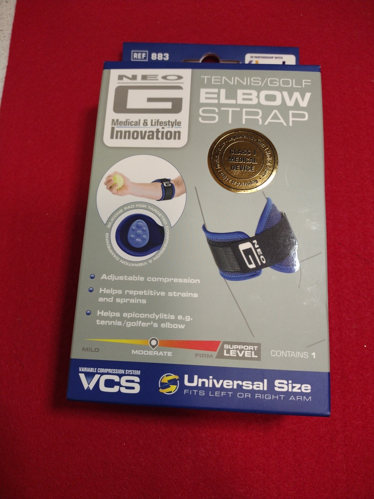 Neo G Tennis/Golf Elbow Brace Support – Class 1 Medical Device