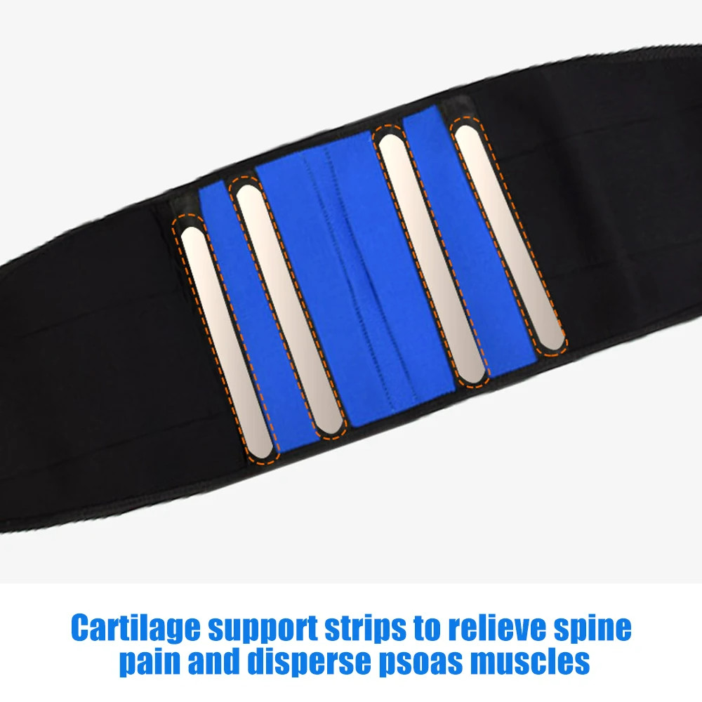 Adjustable Lower Back Brace Lumbar Support Waist Belt Pain Relief S-6XL Plussize