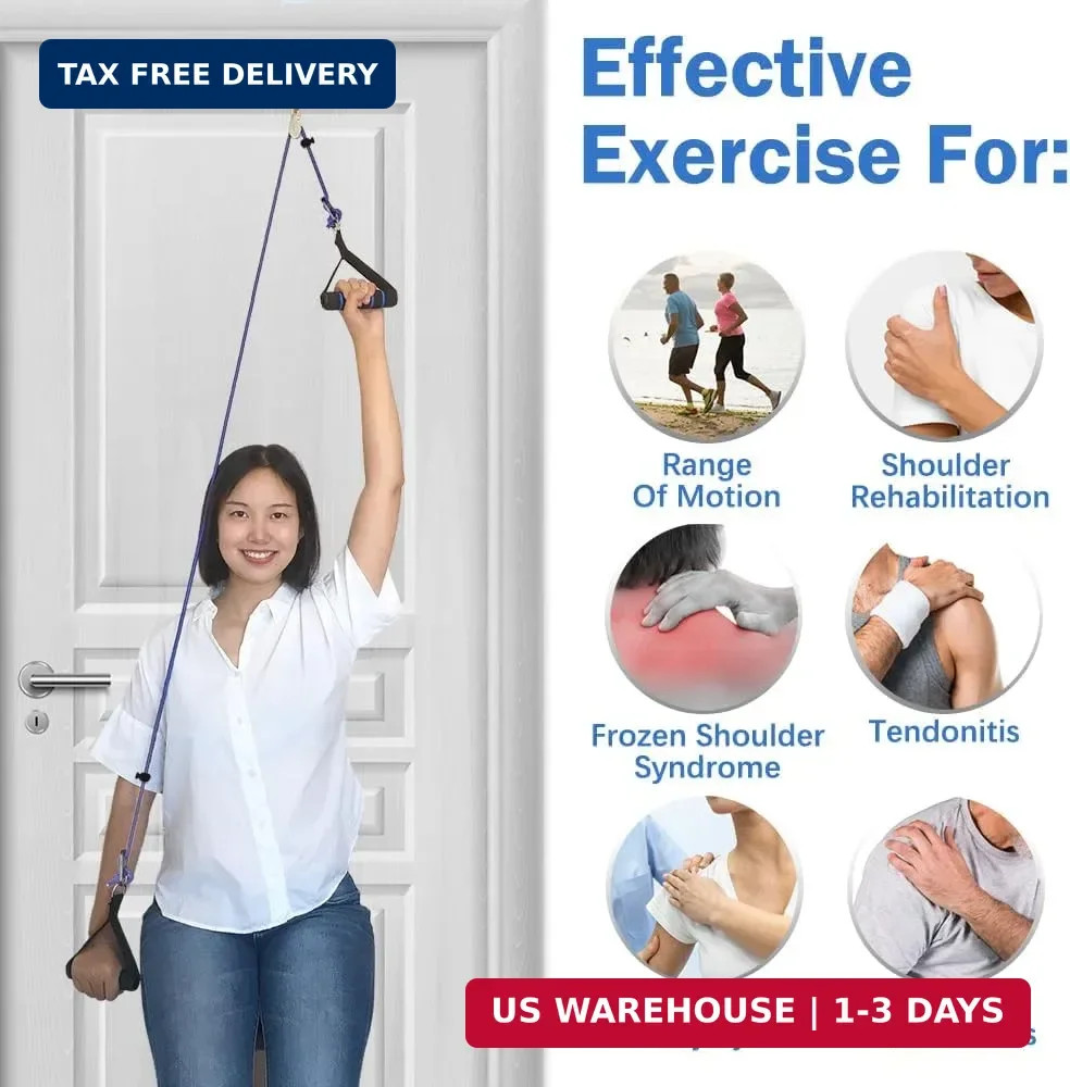 Shoulder Pulley for Physical Therapy, Pulleys for Shoulder Rehab Over Door, Shou