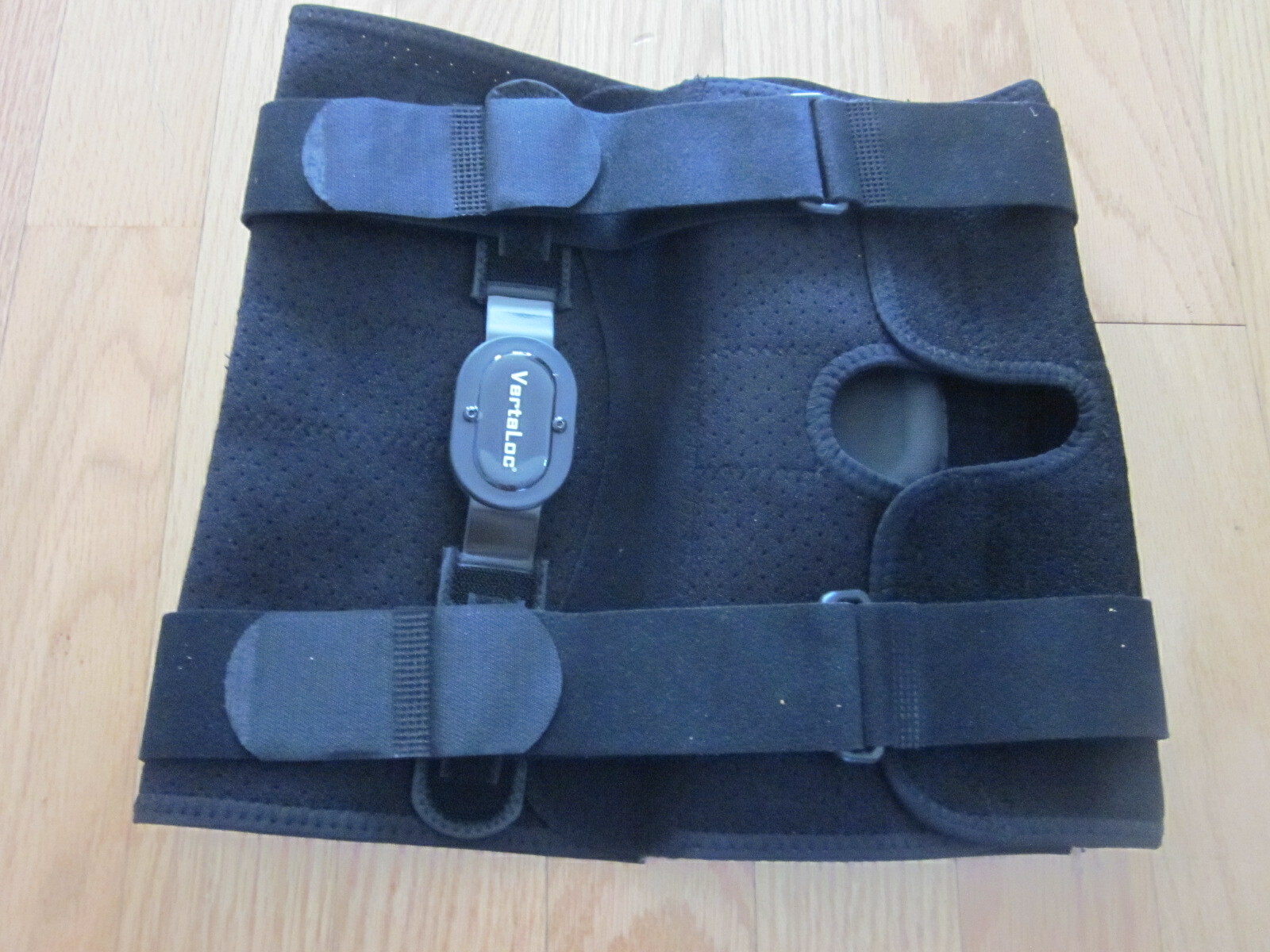 VERTALOC VL711rbb Adjustable Resolution Back Brace w Patient Guide, Black