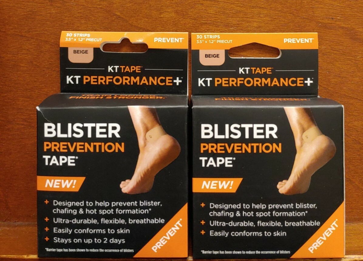 KT Tape Blister Prevention Tape Precut 3.5″ Performance – 30 Strips ×2