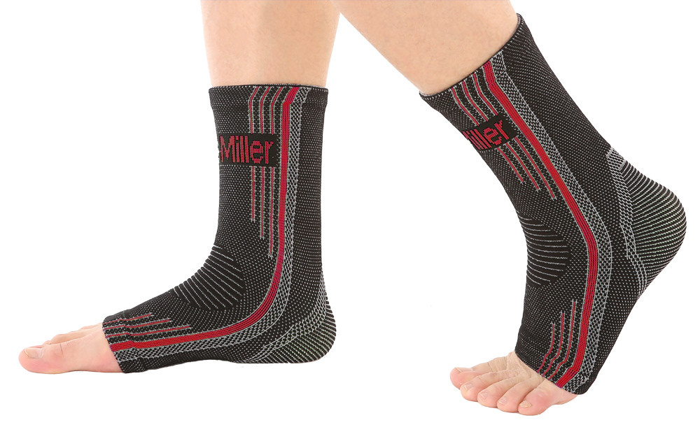 Doc Miller Ankle Sock Compression Brace Sleeve Plantar Fasciitis Tendonitis Spur
