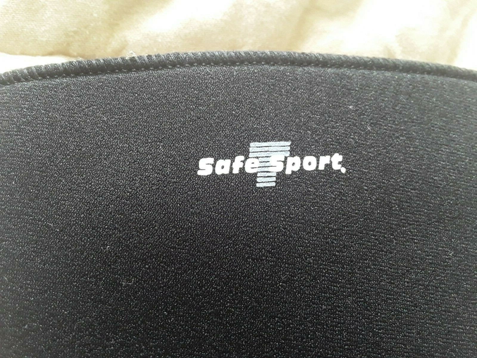 Safe T Sport Knee Leg Unisex Brace Double Hook Loop Neoprene Adjustable Compress