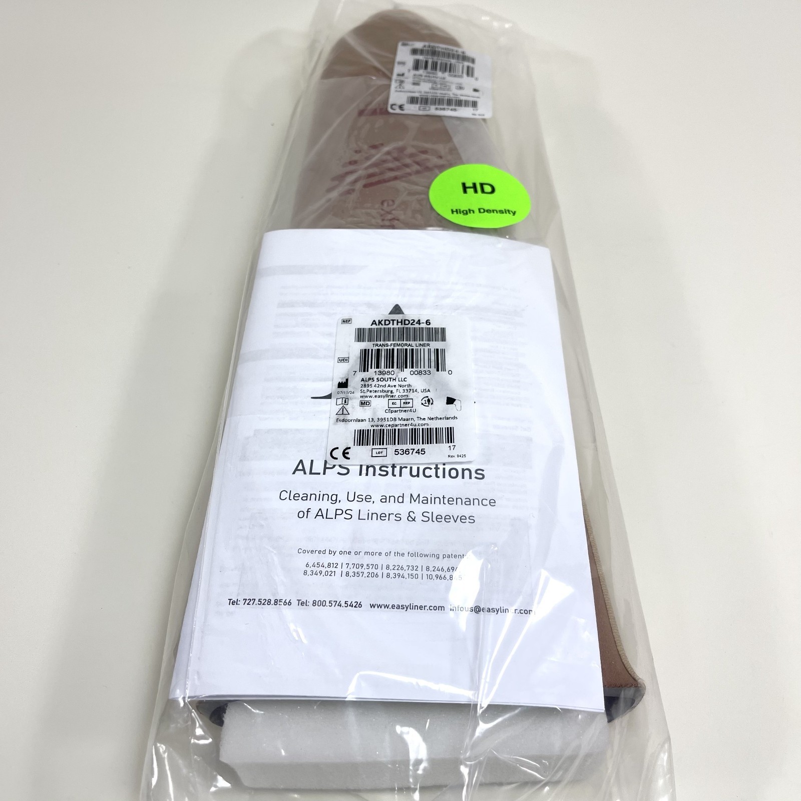 Alps AKDTHD24-6 Trans Femoral Liner AKDTHD AKDT 24-6 New