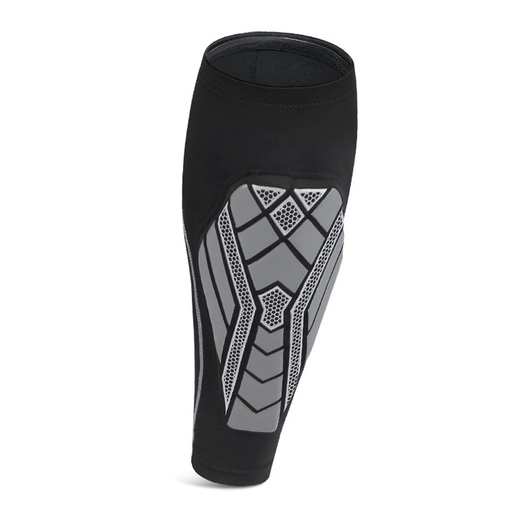 Leg Sleeve Football Socks Shin Pad Breathable Soccer Shin Guard Socks EVA Cushio