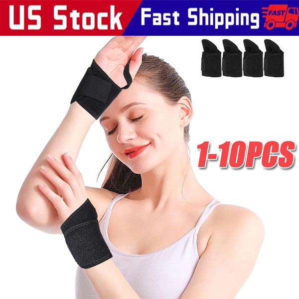 Wrist Hand Brace Support Carpal Tunnel Sprain Arthritis Gym Splint Left / Right