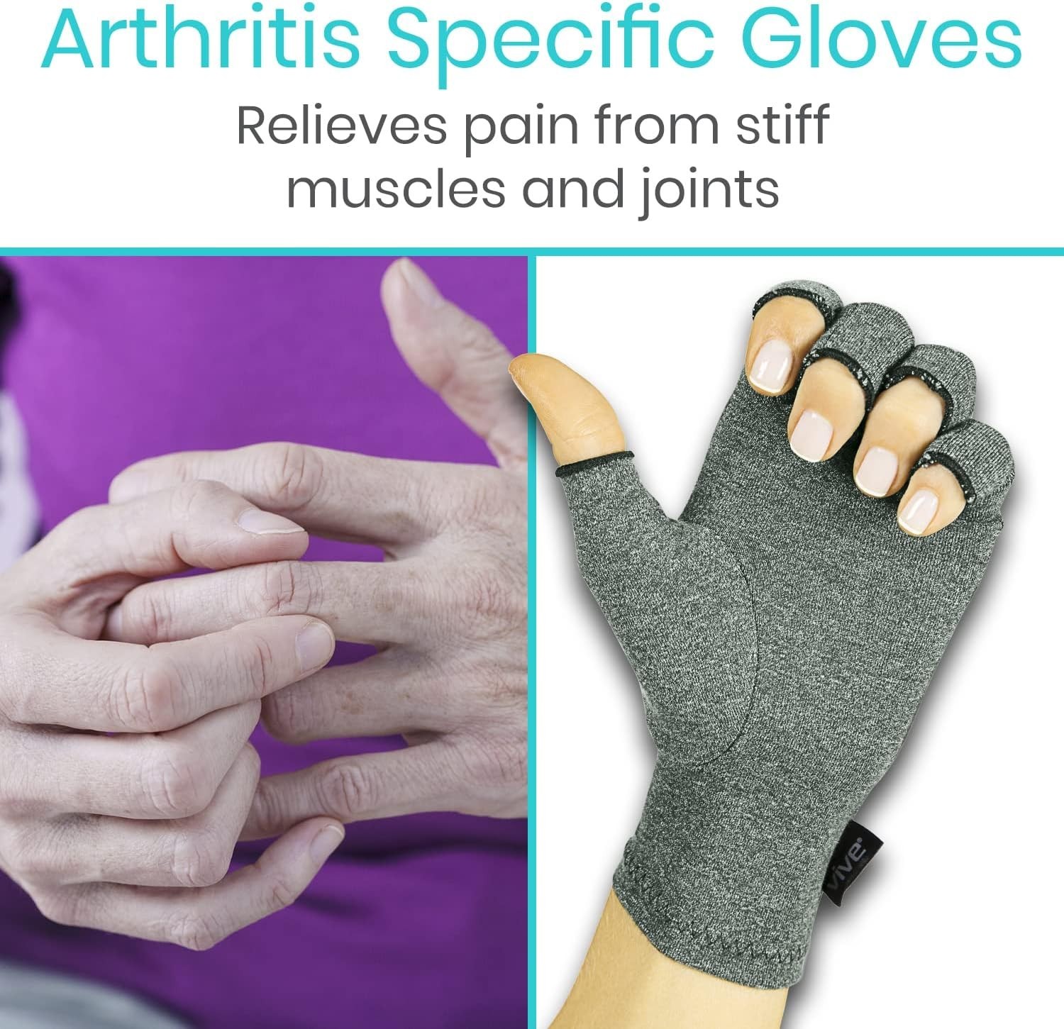 ARTHRITIS RELIEF GLOVES FOR MEN AND WOMEN – COMPRESSION & SUPPORT