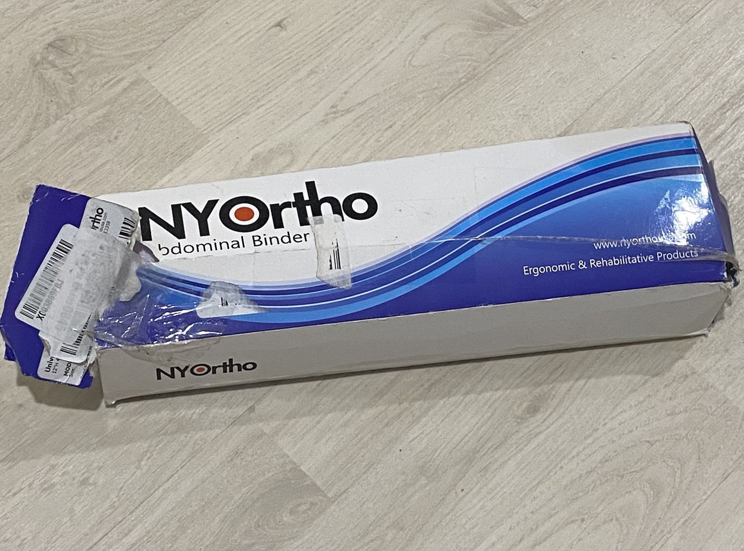 NYOrtho Universal Abdominal Binder LARGE 9″ Height, 3-Panel NOB Model 8100-6075