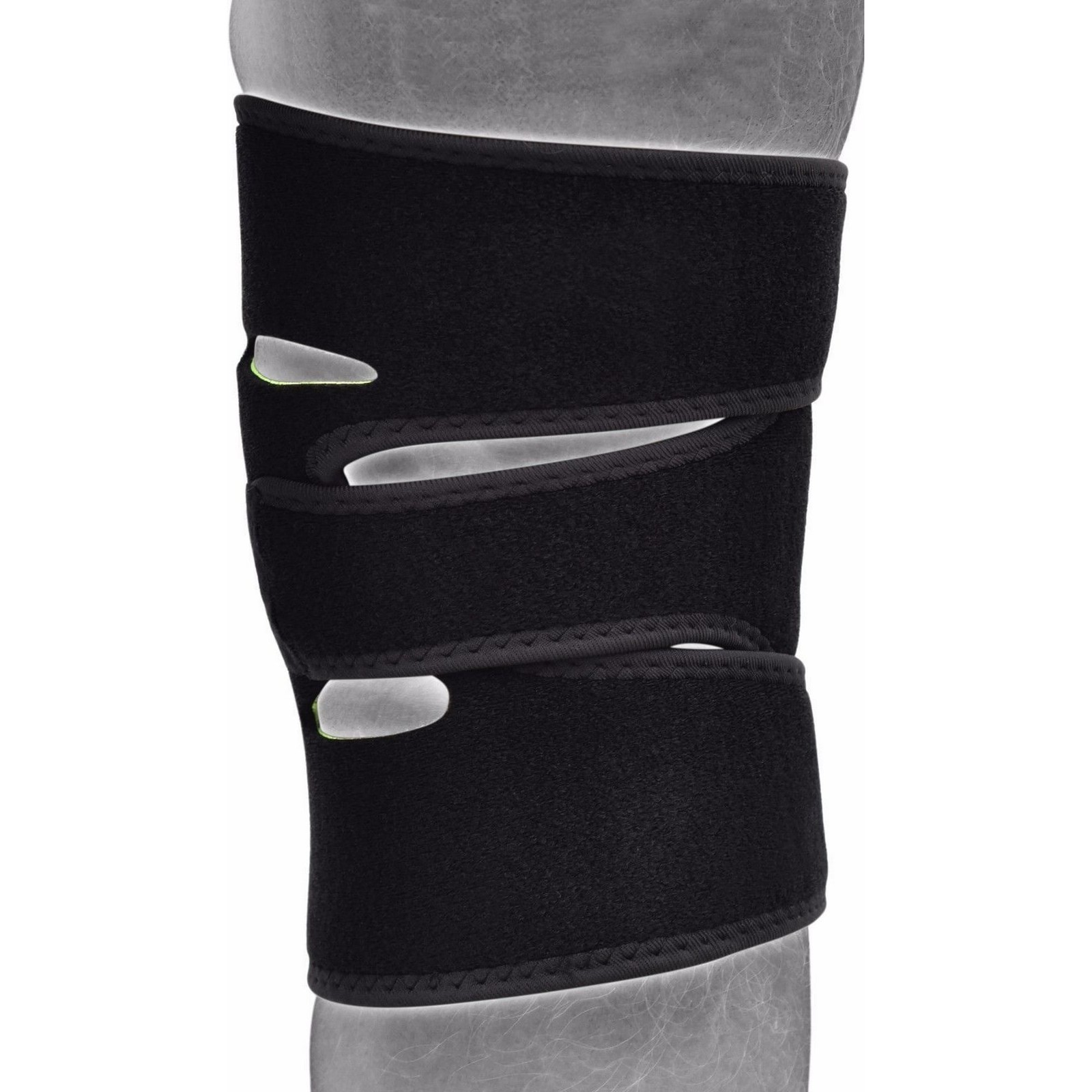 RDX Knee Brace Protector Strap Muscle Support Sleeve Bandage Training Black