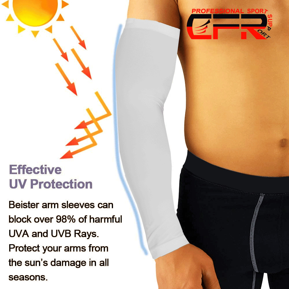 Compression Arm Sleeve Elbow Support Brace Joint Pain Relief Arthritis Sport CFR
