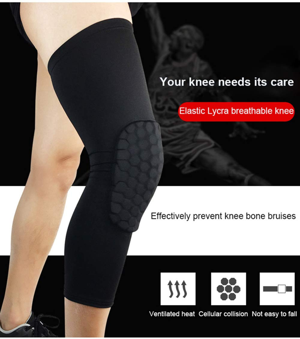 Knee Pads Compression Pads Long Leg Sleeve Collision Avoidance Brace Protection