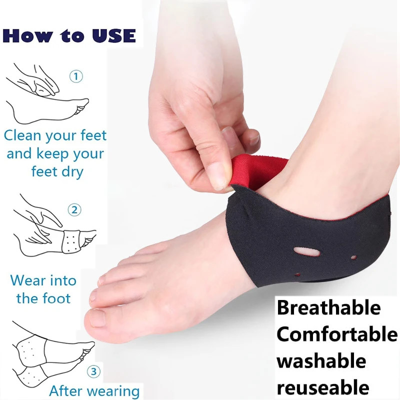 Orthotics Heel Cushion Cups Heel Protector Pads for Foot Spur Plantar Fasciitis
