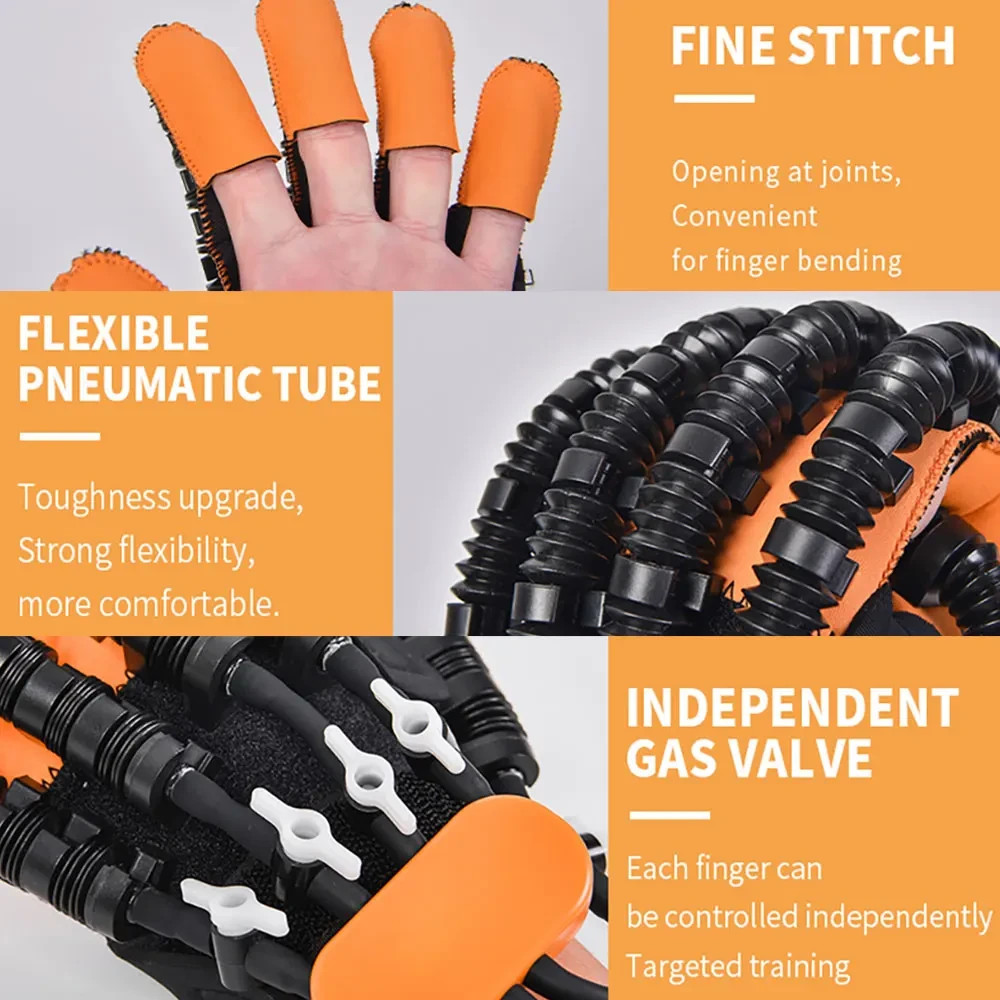 Hand Function Rehabilitation Robot Gloves for Finger Hemiplegia Trainer Type-C
