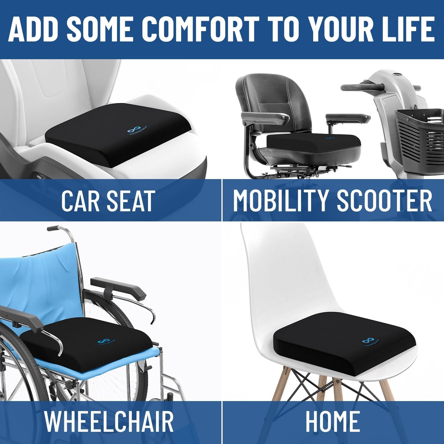 Everlasting Comfort Ventilated Wheelchair Cushions for Pressure Relief – Gel …