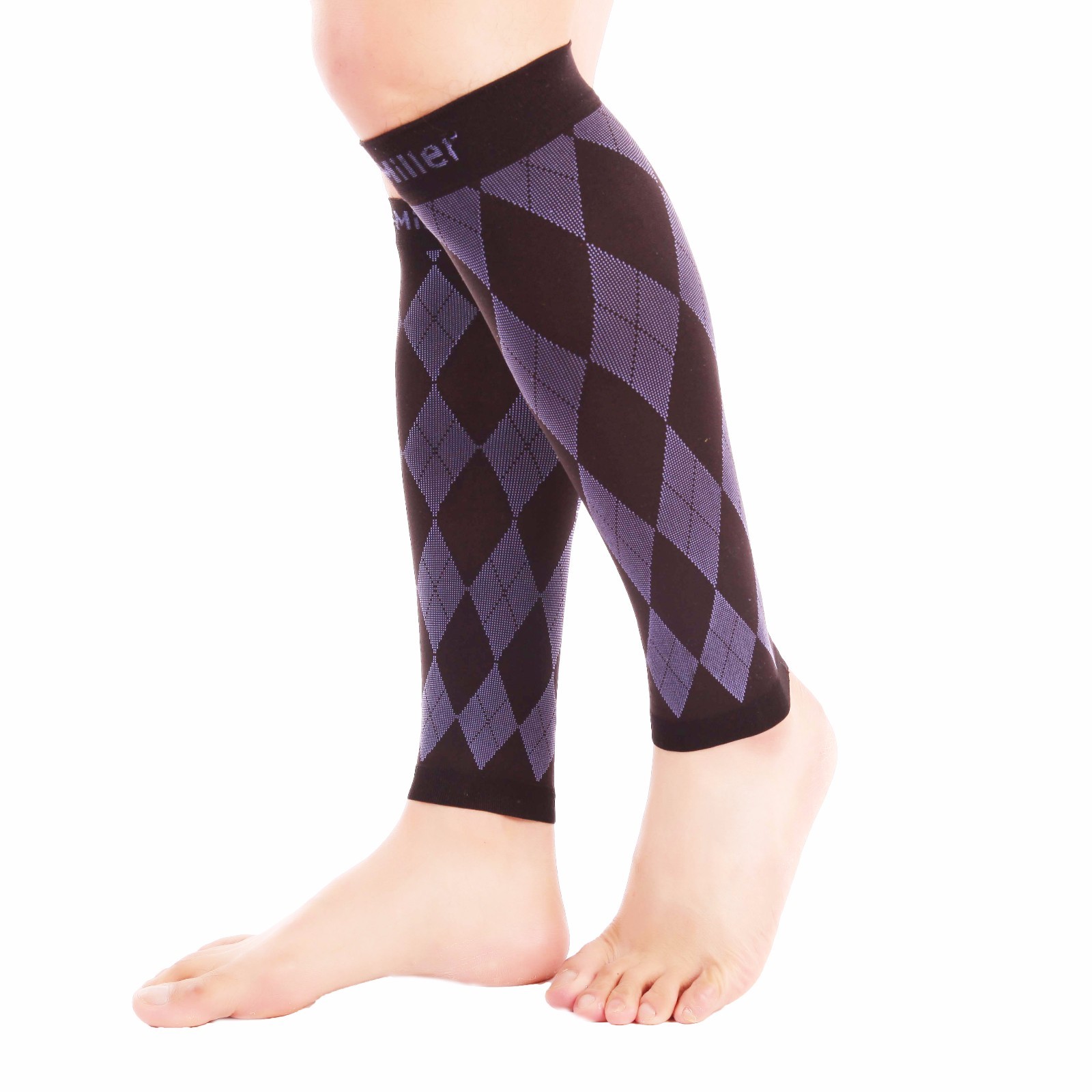 Doc Miller Legs Compression Stockings Calf 20-30mmHG Sleeves For Varicose Pain