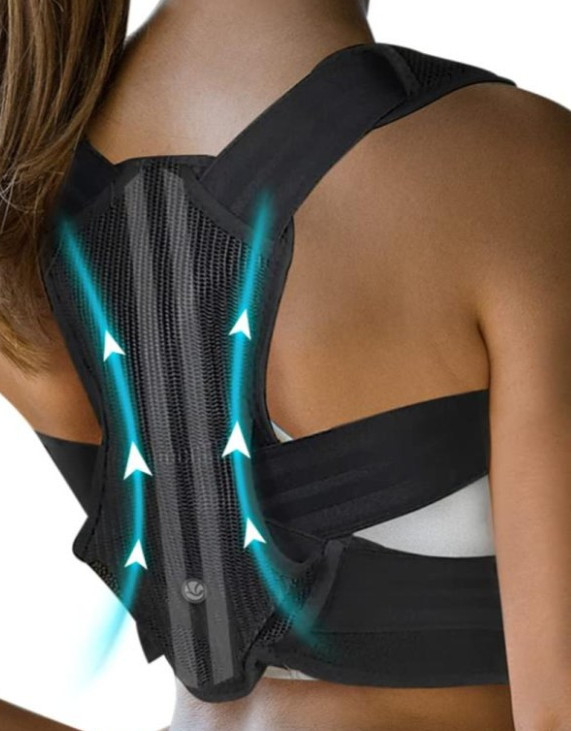 VANRORA Posture Corrector for Women and Men, Back Brace Fully Adjustable Small/M