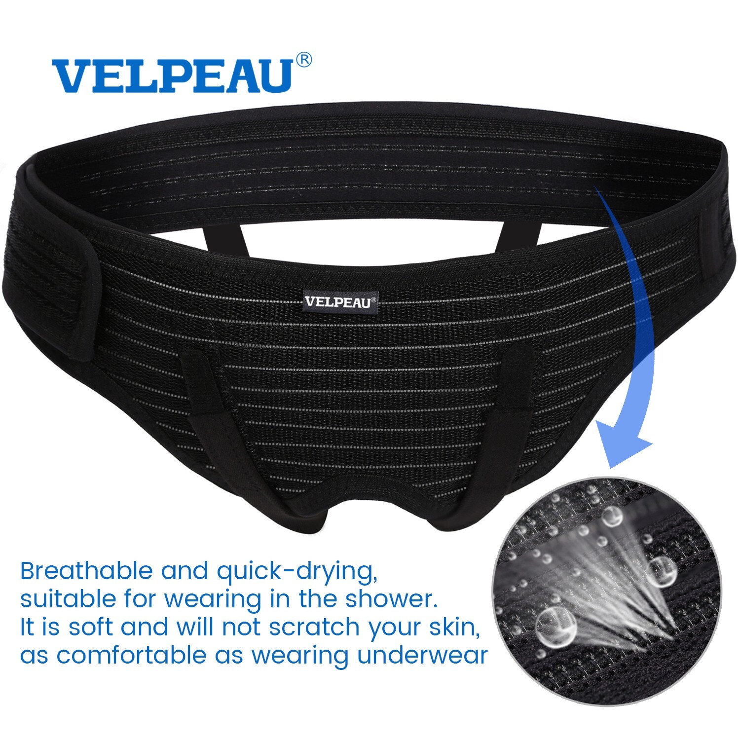 Men Inguinal Hernia Support Belt Double Groin Hernia Pain Relief Truss Brace