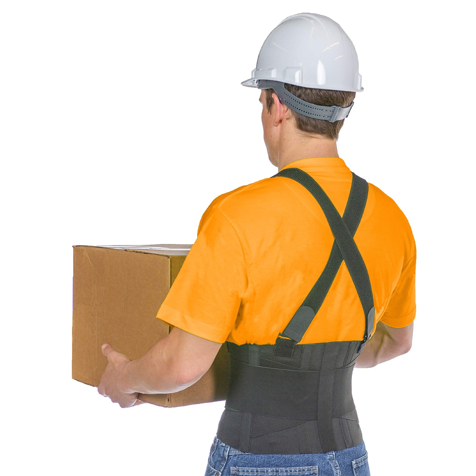 Work Back Brace – Industrial Lower Back Pain Protection Belt for Men and Wome…