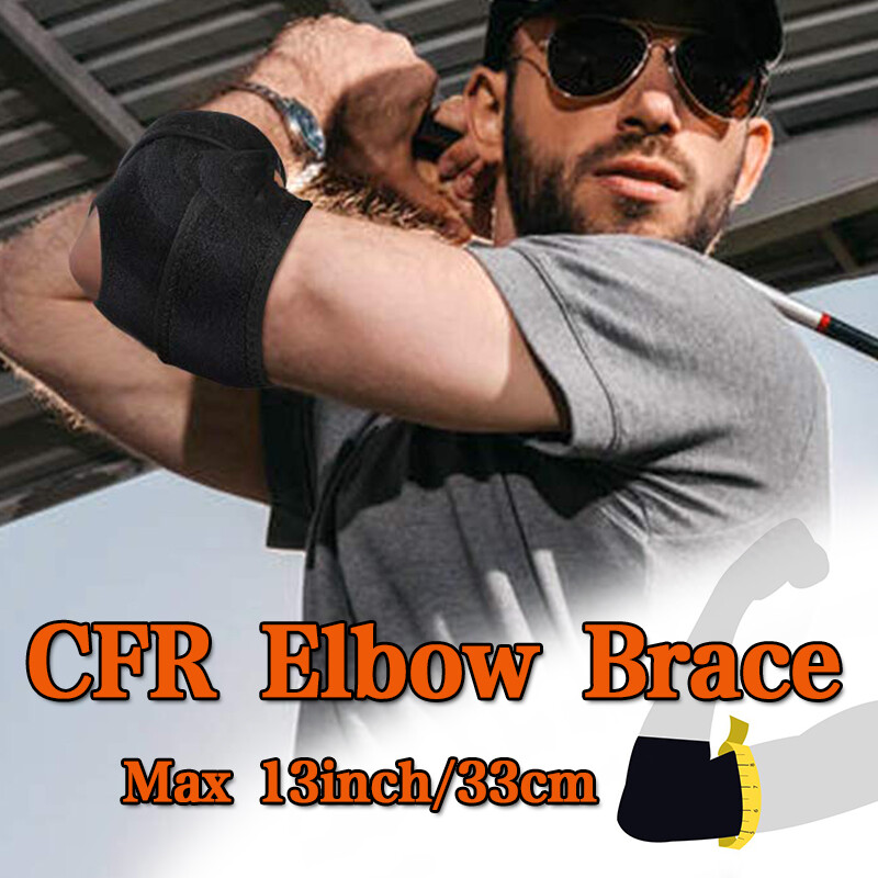 Elbow Support Adjustable Tennis Brace Padded Compression For Arthritis Pain MEN