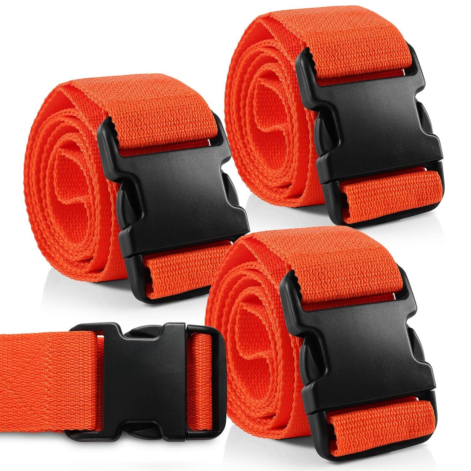 Adjustable Patient Immobilization Straps – 3 Pack, Quick Release Buckles, 9ft, O