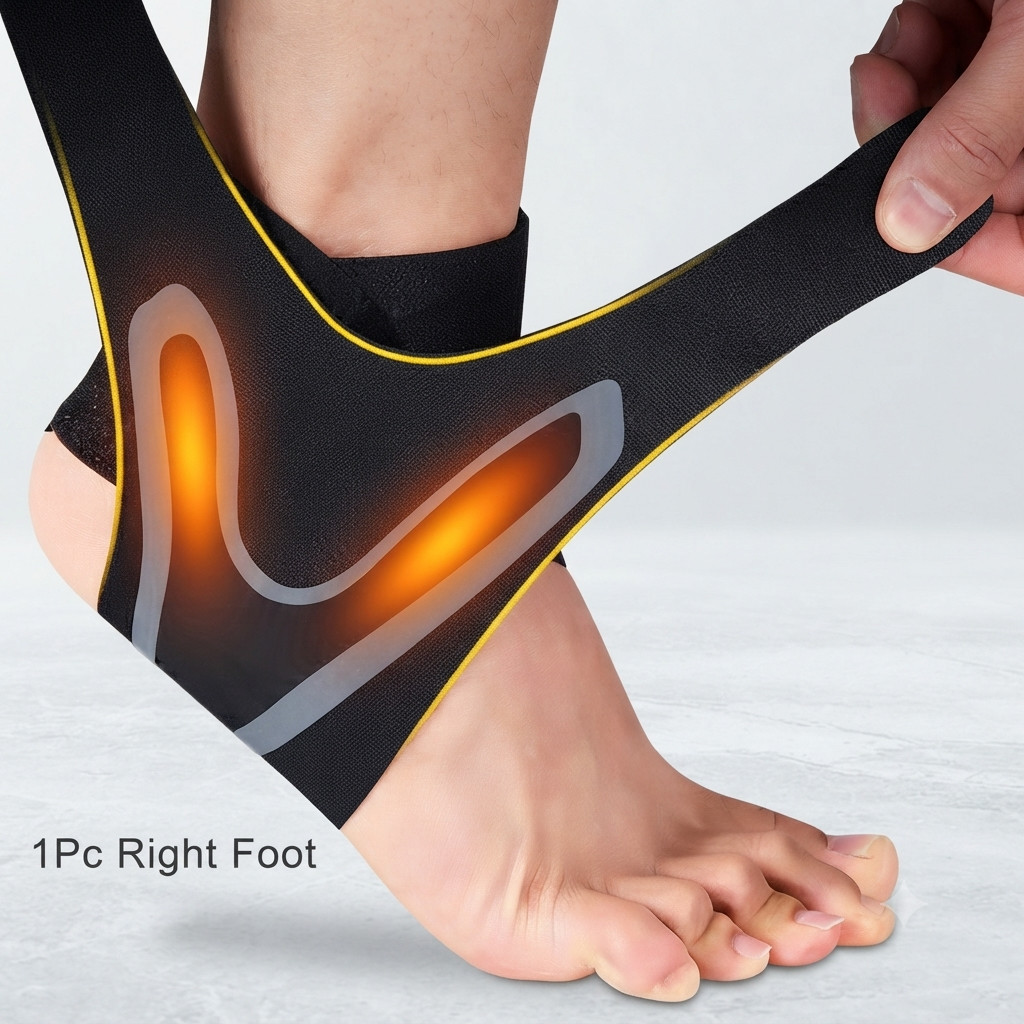 Ankle Brace Support Compression Sleeve Breathable Running Foot Bandage