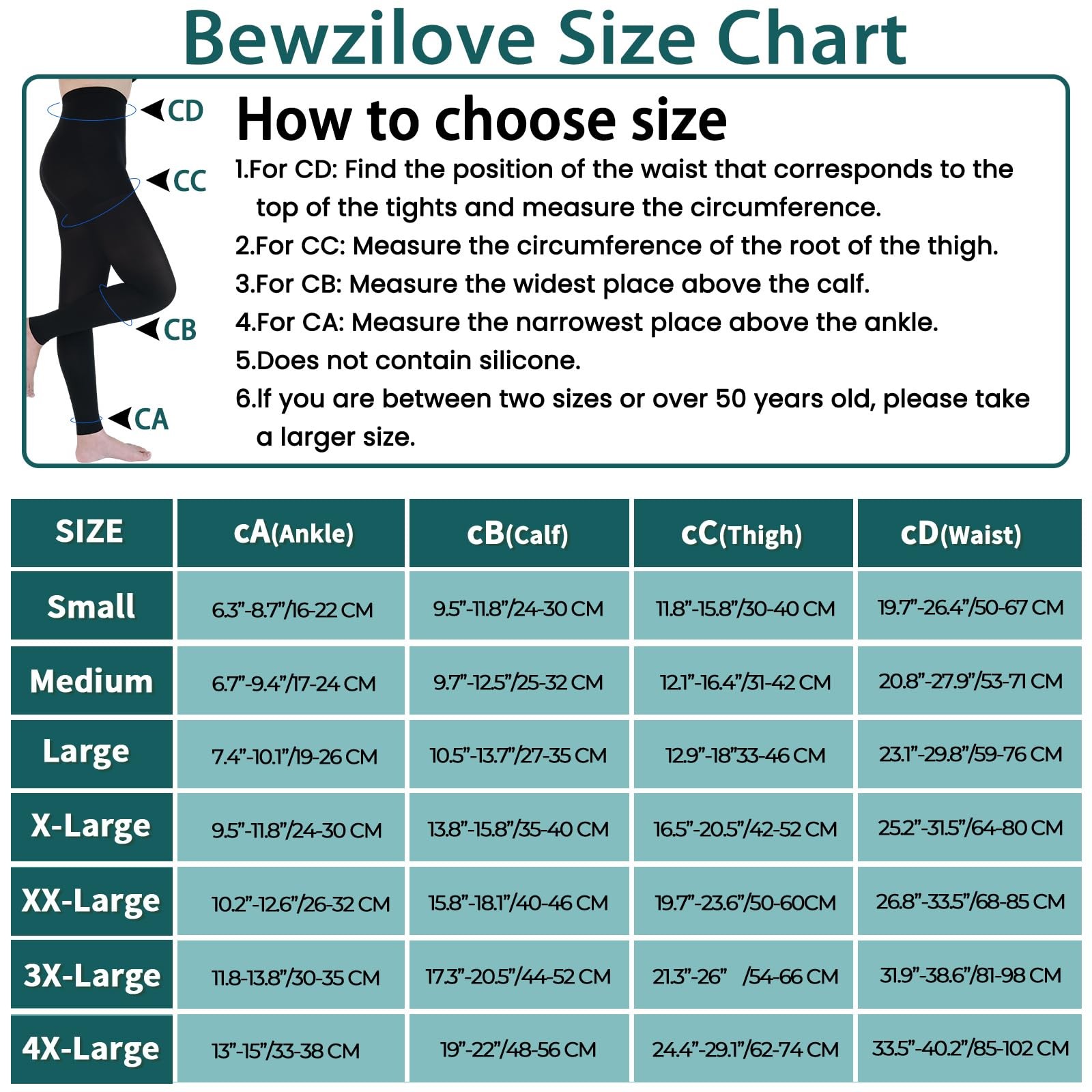 2 Pairs 20-30mmHg Compression Pantyhose for Women, Medical Graduated Compress…