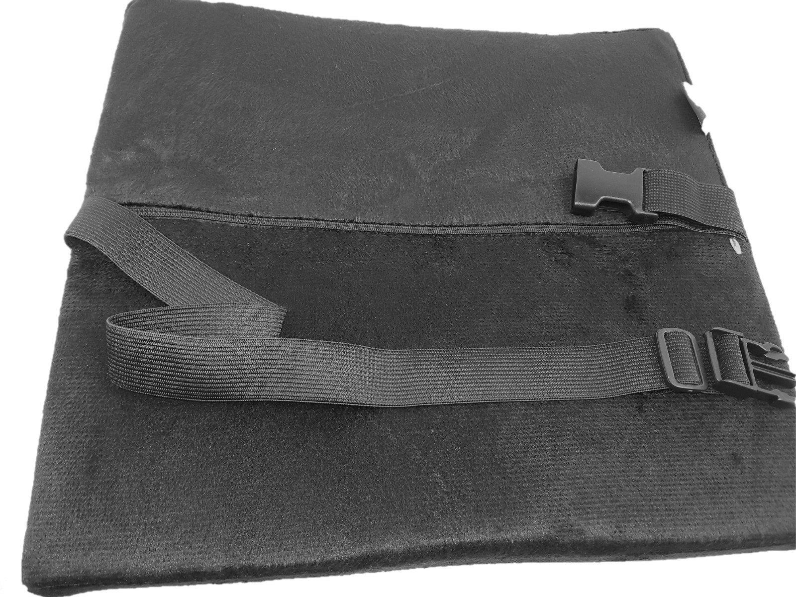 Long Strap Lumbar Cushion Back Support Pillow Memory Foam Car Seat Office Chair