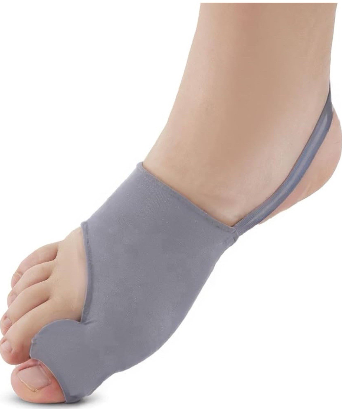 Bunion Corrector for Women Men, 2Pcs Toe Corrector, Adjustable Gray/Black