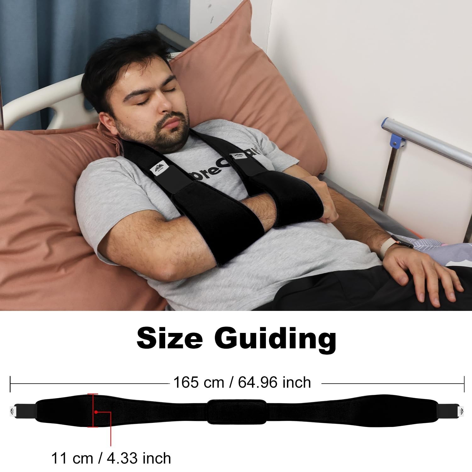 Adjustable Arm Sling for Shoulder Support, Rotator Cuff Brace, Lightweight Immob