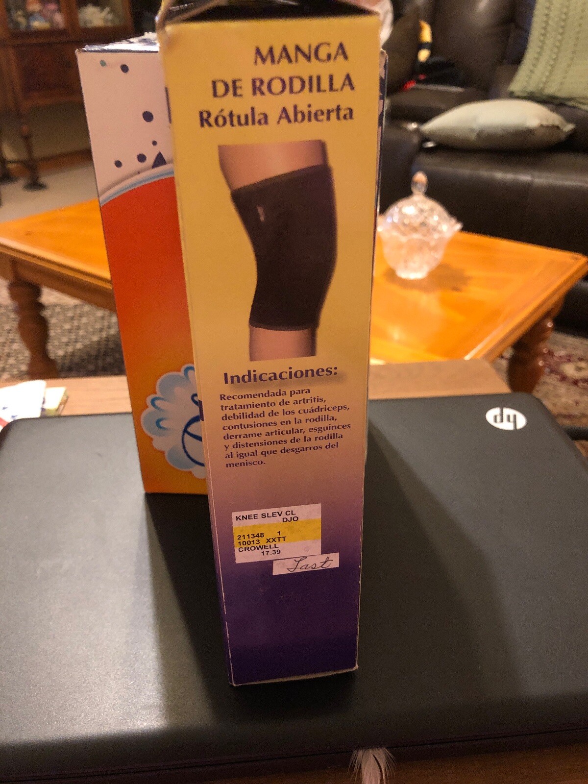 Bell-Horn Prostyle Knee Sleeve Closed Patella X-Large, NIB