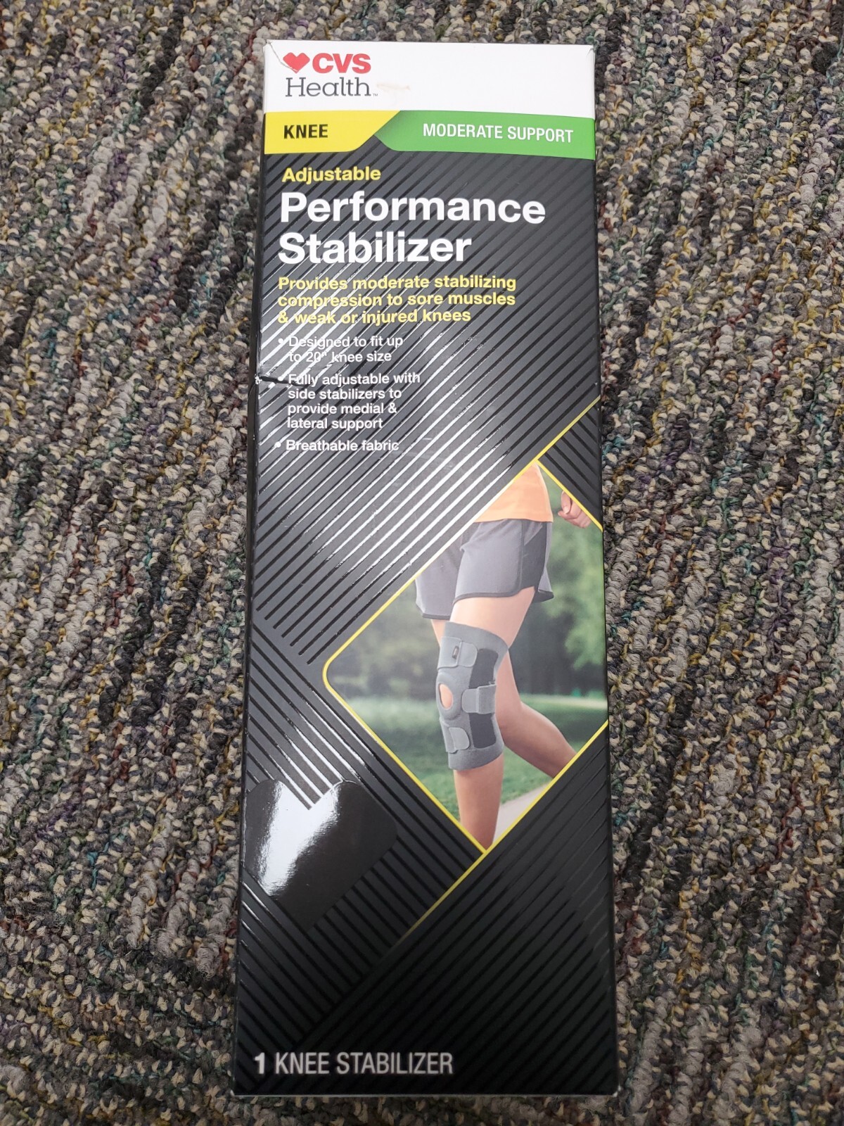 2A9 – Adjustable Performance Stabilizer for Knee, Moderate Support Compression